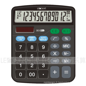 Calculateur de bureau 12 chiffres avec &quot;Vérifier&quot; et 120 étapes de la fonction &quot;Correct&quot; (LC237CHECK-1)